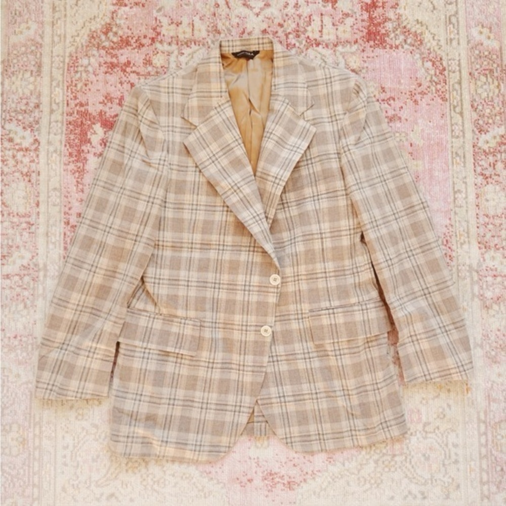 Clipper Craft, Vintage Plaid Tan Men’s Blazer